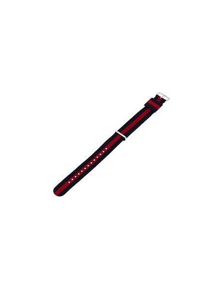 CINTURINO OXFORD BLU ROSSO