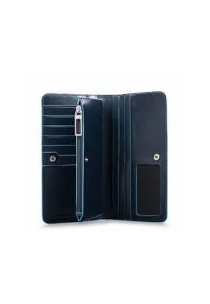 Portafoglio donna Piquadro Blue square PD4573B2R BLU2
