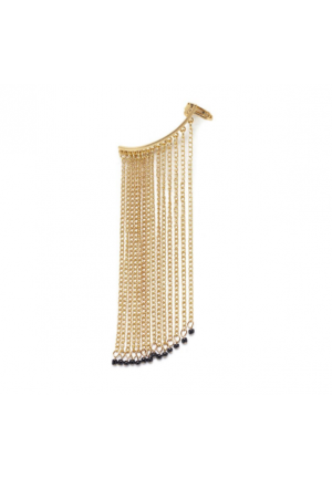 Earcuff con frange placcato oro Nali