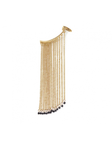 Earcuff con frange placcato oro Nali