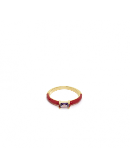 Anello tinta rosso Nalì MEAN0117