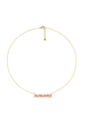 Collana amore rosa Nalì MECL0095