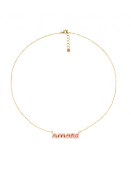Collana amore rosa Nalì MECL0095