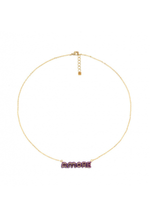 Collana amore viola Nalì MECL0097