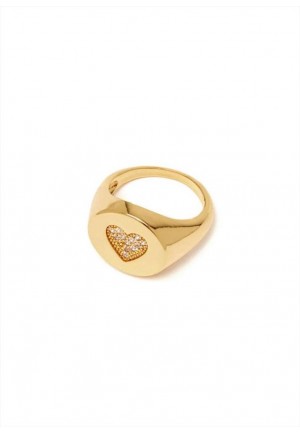 Anello oro con cuore Nalì EMAN0177