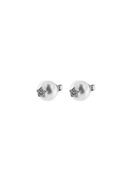 Orecchini con perla Rue Des Mille ORZ-013M1