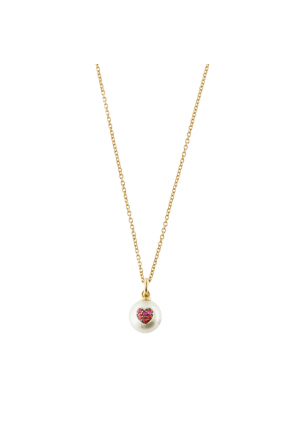 Collana girocollo ciondolo perla Rue Des Mille GRZ-013M4