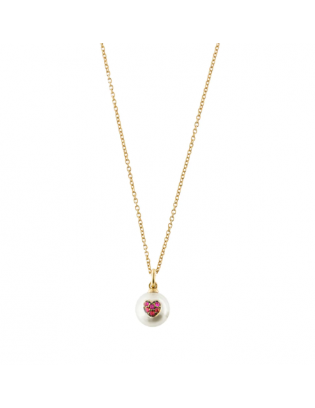 Collana girocollo ciondolo perla Rue Des Mille GRZ-013M4