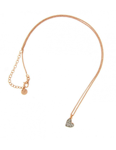 Collana girocollo con ciondolo zirconi bianchi Rue Des Mille GRZ-001