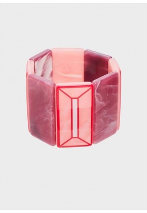 BRACCIALE OVER  IN RESINA VIOLA Nalì MIBR0058