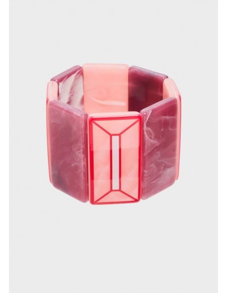 BRACCIALE OVER  IN RESINA VIOLA Nalì MIBR0058