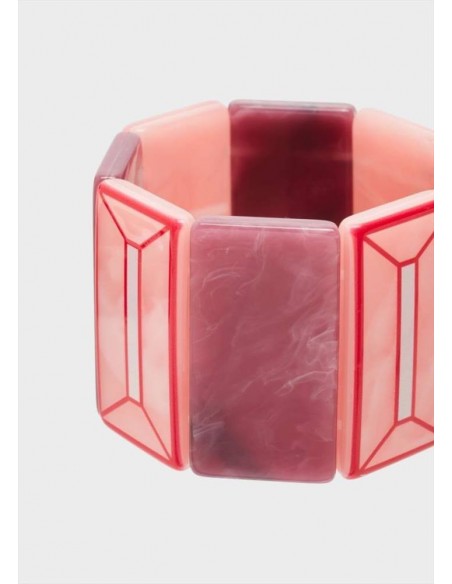 BRACCIALE OVER IN RESINA VIOLA Nalì MIBR0058