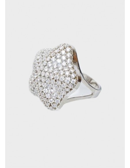 ANELLO STELLA CON ZIRCONI ARGENTO Nalì MEAN0204