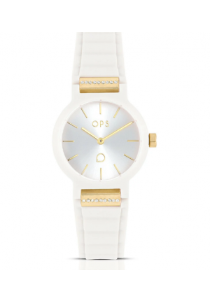 Orologio Ops bianco OPSPW-875