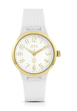 Orologio Ops bianco OPSPW-868