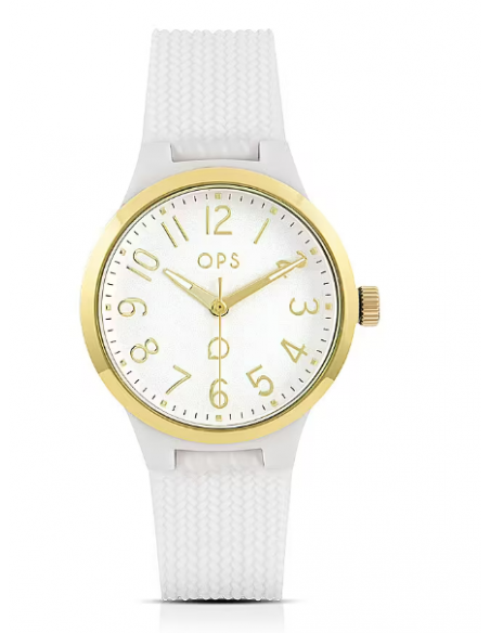 Orologio Ops bianco OPSPW-868