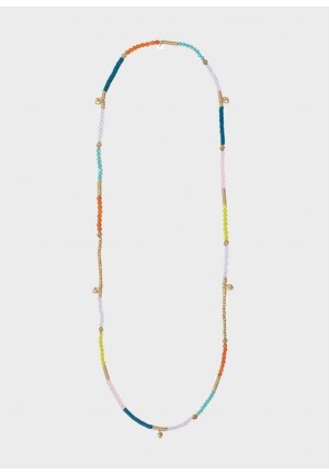 Collana lunga con perle colorate Nalì ABCL0234