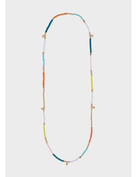 Collana lunga con perle colorate Nalì ABCL0234