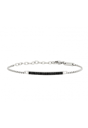 Bracciale Brail con zirconi neri TJ3362
