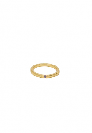 Nalì ANELLO SOTTILE LOU CON PIETRA LILLA