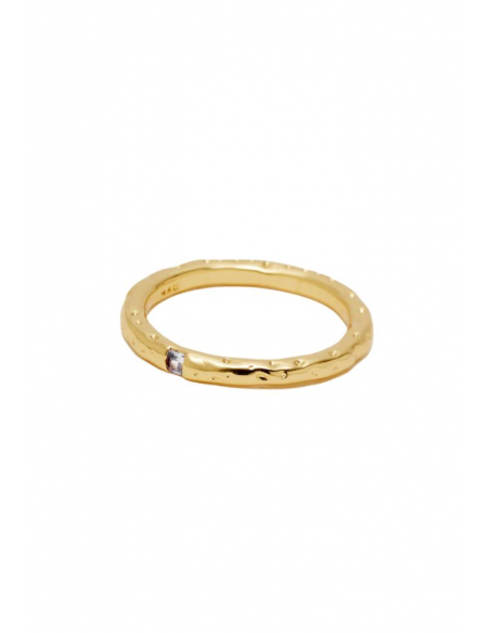 Nalì ANELLO SOTTILE LOU CON PIETRA LILLA