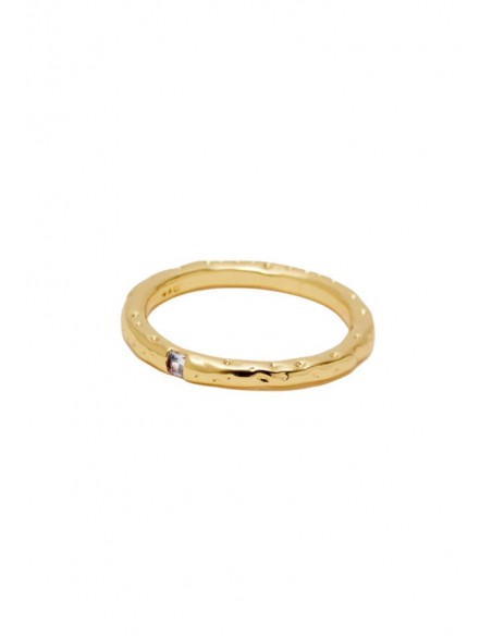 Nalì ANELLO SOTTILE LOU CON PIETRA LILLA