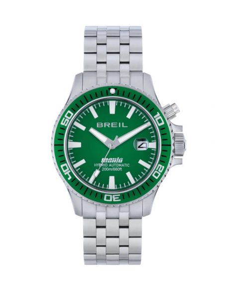OROLOGIO BREIL MANTA PROSS HYBRID VERD SILVER 40,5MM