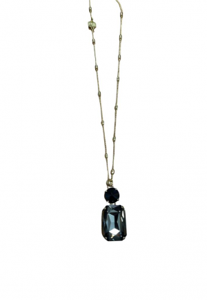 COLLANA LUNGA CON PIETRA PAVIE' CL.23.54A