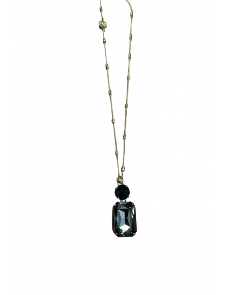 COLLANA LUNGA CON PIETRA PAVIE' CL.23.54A