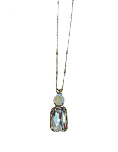 COLLANA LUNGA CON PIETRA PAVIE' CL.23.54A