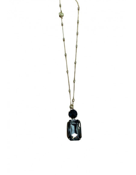 COLLANA LUNGA CON PIETRA PAVIE' CL.23.54A
