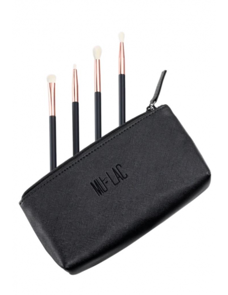 MULAC - EYESSENTIAL BRUSHES - KIT PENNELLI OCCHI + POCHETTE