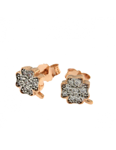 Orecchini con zirconi bianchi ORZ W LOBO