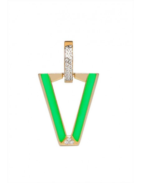 MONO ORECCHINO UALI GREEN VALENTINA FERRAGNI