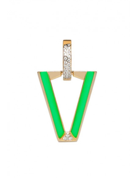 MONO ORECCHINO UALI GREEN VALENTINA FERRAGNI