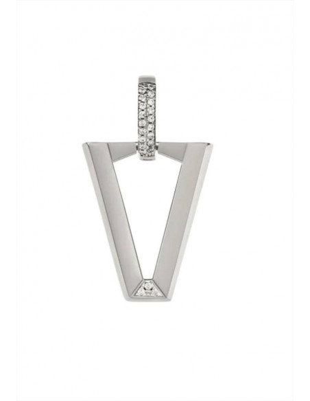 MONO ORECCHINO UALI PINK SILVER VALENTINA FERRAGNI