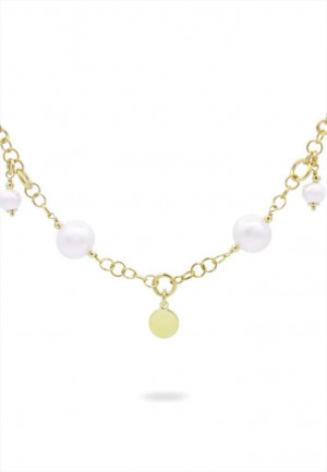 GIROCOLLO PERLE PENDENTI E MEDAGLIA RUE DES MILLE GR-019 M4 AU