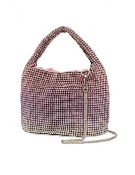 BORSA A SPALLA SHINY PIETRE DEGRADE' FUCSIA HKBS0132