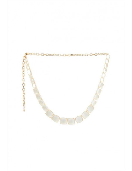 CINTURA CATENA ORO CON PIETRE GLASS NALI' EMCN0095