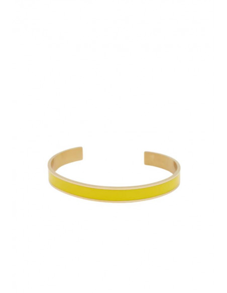 BRACCIALE DEVON RIGIDO SMALTATO GIALLO NALI' MEBR0059