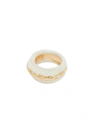 ANELLO FASCIA PIA SMALTATO PANNA NALI' EMAN0317