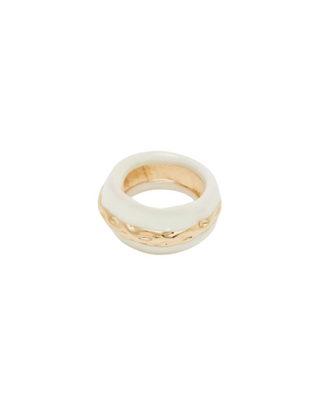 ANELLO FASCIA PIA SMALTATO PANNA NALI' EMAN0317