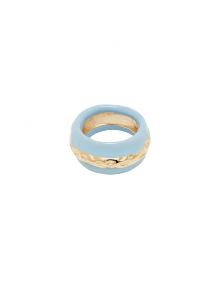 ANELLO FASCIA PIA SMALTATO ROSA NALI' EMAN0315