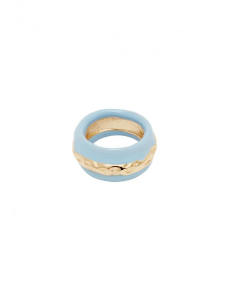 ANELLO FASCIA PIA SMALTATO ROSA NALI' EMAN0315