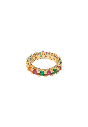 ANELLO ORO CON PIETRE COLORATE NALI' EMAN0309