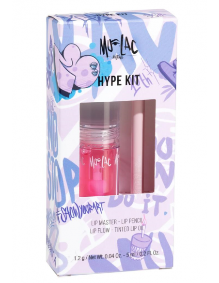 HYPE KIT - matita labbra e olio labbra semi trasparente MULAC