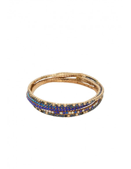 SET 5 BRACCIALI NESSY PIETRE BLU NALIì