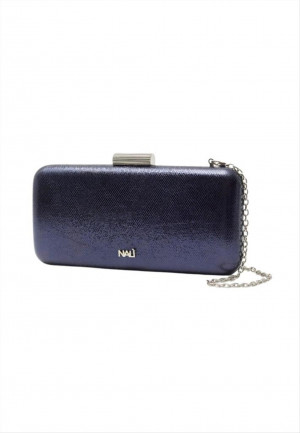 CLUTCH NADINE METALLIC BLU NALI' WIPC0132