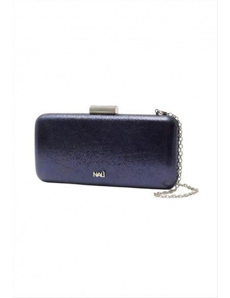 CLUTCH NADINE METALLIC BLU NALI' WIPC0132
