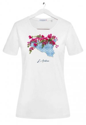 T-shirt “Bouganville Island” Le Siciliane